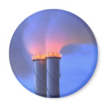Chimney Twins Medium Round Magnet