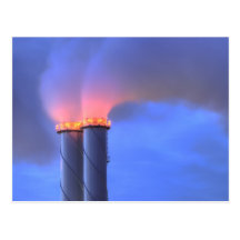 Chimney Twins Postcard
