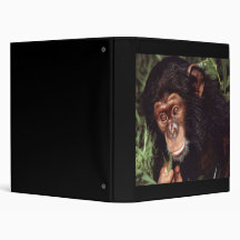 Chimpansee 3 Ring Binders