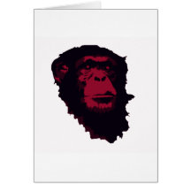 CHIMPANZEES ARE AMAZING GREETING CARDS