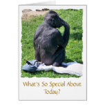 CHIMPANZEES GREETING CARDS