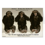 Chimps For A Chump Greeting Card
