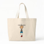 Chin Ups Stick Figure Bag