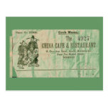 china cafe postcards