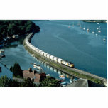 China Clay Train Fowey Estuary at Golant photo sculptures