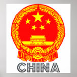 China Coat of Arms Posters