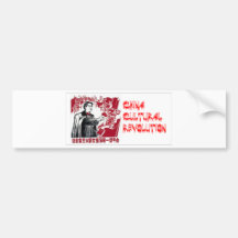 China Cultural Revolution Poster 6 Bumper Stickers