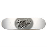 China-Drache in Tattoo Style Skateboarddeck