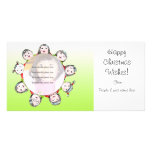 China Girl Christmas photo card