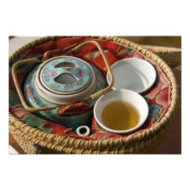 China, Hong Kong. Traditional Chinese teapot &