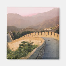 China, Huairou County, Sunset over the Refrigerator Magnet