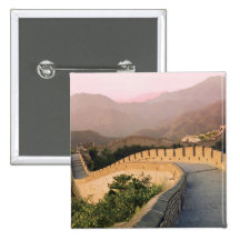 China, Huairou County, Sunset over the Pins