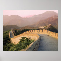 China, Huairou County, Sunset over the Poster