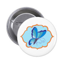 China Schmetterling butterfly Anstecknadelbutton