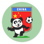 China Soccer Panda Stickers