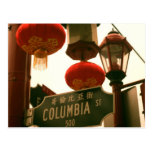 China Town Street Sign Postcards
