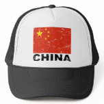 China Vintage Flag Trucker Hat
