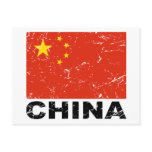 China Vintage Flag Post Cards