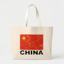 China Vintage Flag Tote Bags