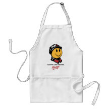 china walmart smiley face mao always low prices apron