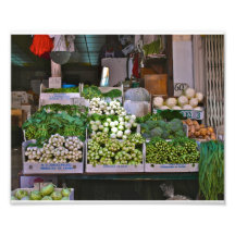 Chinatown, NYC Vegetables Art Photo