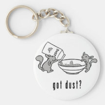 Chinchilla got dust keychain