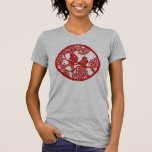 Chinese Birds Motif t-shirts