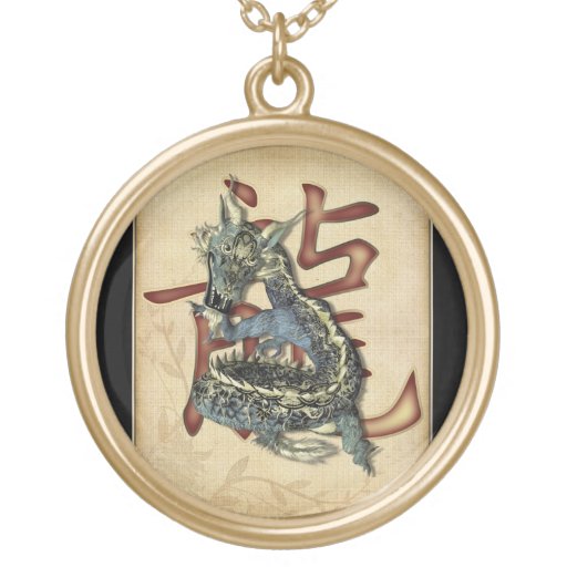 Chinese Blue Dragon Pendants