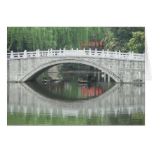 Chinese Bridge Greeting Card