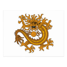 Chinese Coat of Arms (18th Century) Postcard
