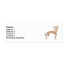 Chinese Crested Business Card Templates