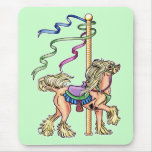 Chinese Crested Carousel Mouse Mat