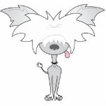 Chinese Crested Cartoon - Sculpture Cut Out