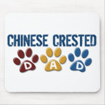 CHINESE CRESTED Dad Paw Print 1 Mouse Pad