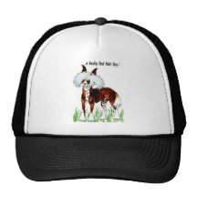 Chinese Crested Dog, Bad Hair Day Trucker Hat