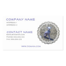 Chinese Crested Dog Business Card