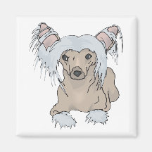 Chinese Crested Magnet