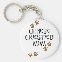 Chinese Crested Mom Key Chains