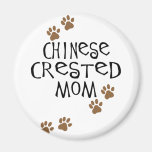 Chinese Crested Mom Refrigerator Magnets