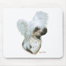 Chinese Crested Mouse Pads