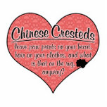 Chinese Crested Paw Prints Dog Humour Photo Cut Out