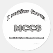 Chinese Crested Syndrome - Sticker