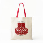Chinese double happiness wedding bag gift