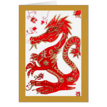 Chinese Dragon Astrology Card