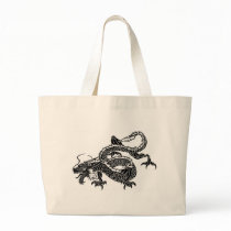 Chinese Dragon Tote Bags