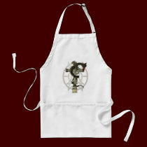 Chinese Dragon & Celtic Cross aprons
