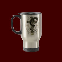 Chinese Dragon & Celtic Cross mugs