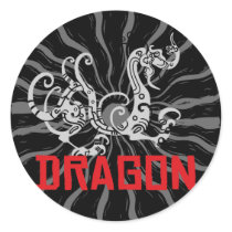 Chinese Dragon Chinese Zodiac Dragon Stickers