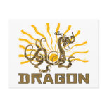 Chinese Dragon Chinese Zodiac Dragon T-Shirt Postcard