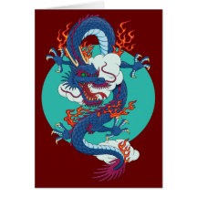 Chinese Dragon Greeting Card